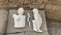 Aspendos'ta tarihi keşif: Zeus ve Afrodit heykelleri gün yüzüne çıktı!