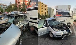 Konya Selçuklu'da otomobil kamyonla çarpıştı: 1 ölü