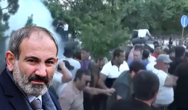 Paşinyan karşıtları ayaklandı: Ermeniler polisle çatışıyor