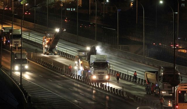Haliç Köprüsü'nün Kadıköy yönü trafiğe kapatılıyor